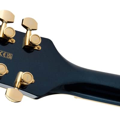 SPECIAL-ORDER! GRETSCH Broadkaster® Jr. LX Center Block with String-Thru Bigsby / Midnight Sapphire image 6