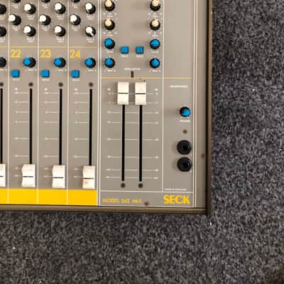 vintage Seck Model 242 mk2, 1980s, British Analogue Mixer 24 channels image 13