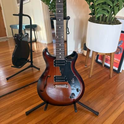 PRS S2 Mira Semi-Hollow with Dots Inlay 2014 - McCarty Tobacco Sunburst image 1