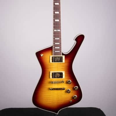 B-Stock Ibanez Iceman IC420FM Electric Guitar - Violin Sunburst image 2