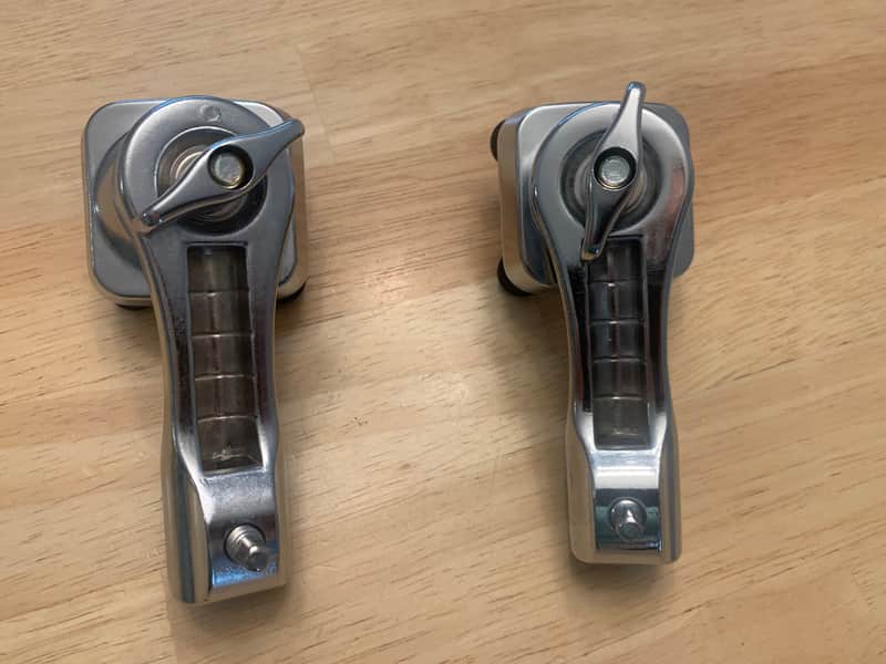 Tama Bass Drum Spur Brackets (Spurs NOT Included) - Chrome image 1