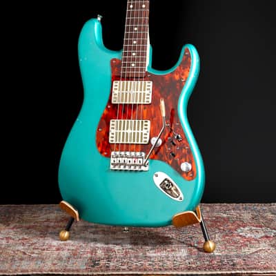 Waterslide Guitars - S-Style / Dual Foil - 2024 - Ocean Metallic. NEW, Authorized Dealer) image 4