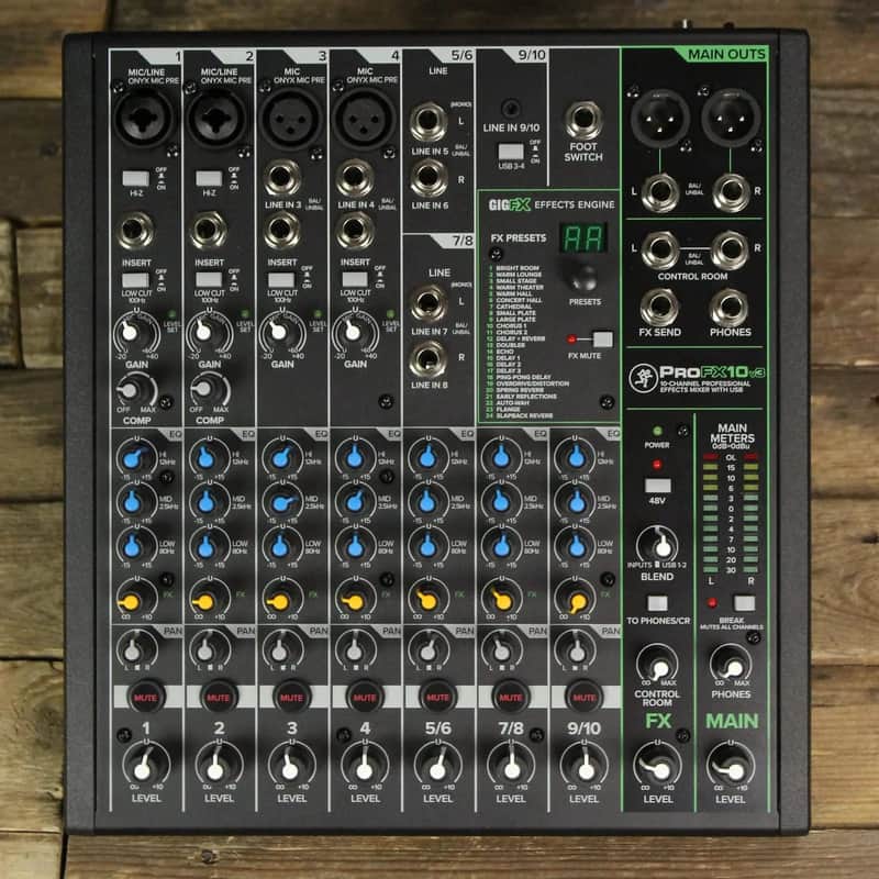 Mackie ProFX10v3 10-Channel Professional Effects Mixer w/ USB -Mint-In-Box- -Fast & Free Shipping! image 1