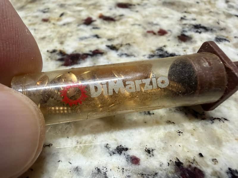 DiMarzio Pickguard Screws 80s NOS - Gold image 1