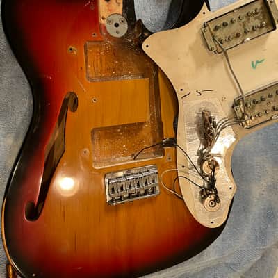 1974 Fender Telecaster Thinline | Sunburst | Rosewood Neck | Ex-Tom Bukovac image 9