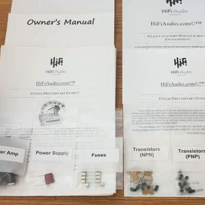 Hafler DH-220 restoration kit filter capacitor repair rebuild fix image 2