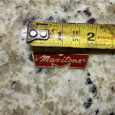 Maxitone Headstock Logo Emblem Badge 60s image 3