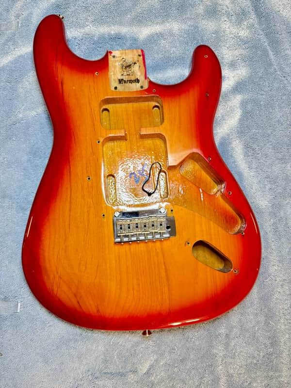 Warmoth Swamp Ash Strat Body Sienna Burst image 1