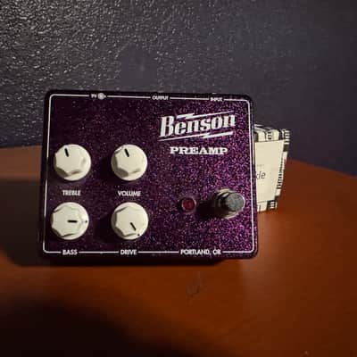 Benson Amps Preamp Pedal - Purple Sparkle image 1