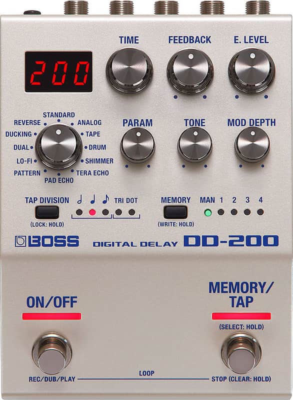 Boss DD-200 Digital Delay Effect Pedal image 1