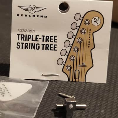Reverend Guitars Triple Tree String Retainer Guide - Chrome image 3