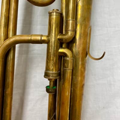 Weyman 'Keystone State' Brass G-D Tenor Bugle, c- Early 1900's image 7