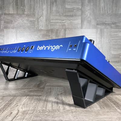 25º Stand for Behringer MS-1 / MS-101 Synth - Roland SH101- Color BLACK - by KZcraftworks -US Seller image 4