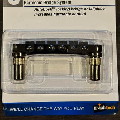 Graph Tech ResoMax NV2 6mm w/String Saver Saddles - Black Nickel - PS-8863-BN image 1