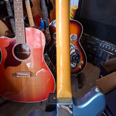 G&L Tribute Series Doheny with Brazilian Cherry Fretboard 2018 - Present - Lake Placid Blue image 6