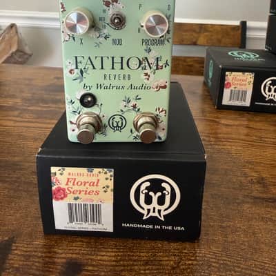 RARE Walrus Audio Fathom Reverb 2019 Black Friday Floral Edition image 1