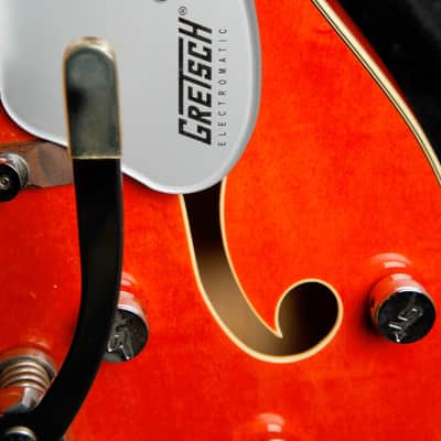Gretsch G5422T Orange Stain Hollowbody Electric Guitar w/Bigsby Pre-Owned image 6