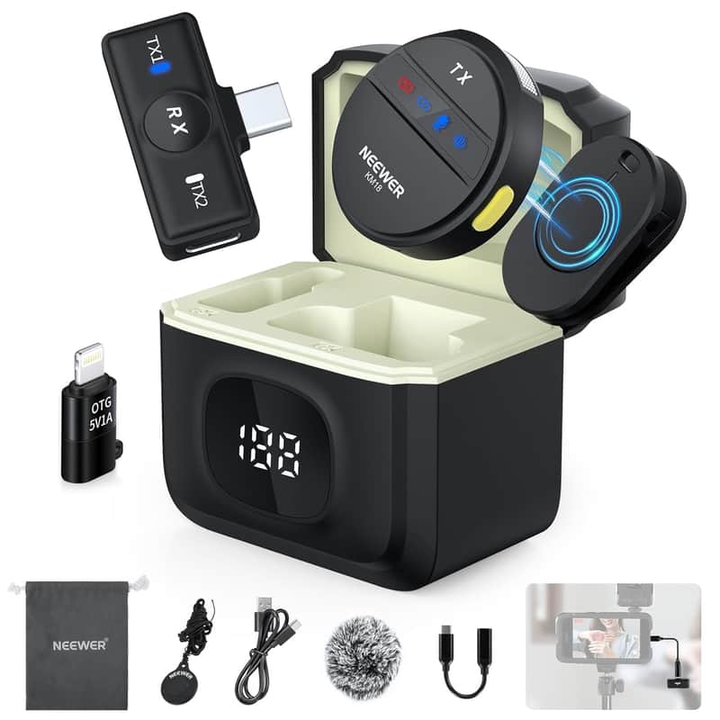 2025 Neewer Usb C Wireless Lavalier Microphone System Compatib…