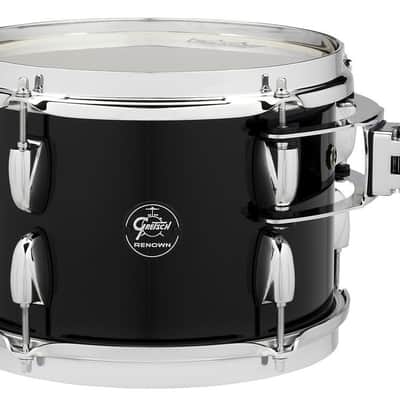 Gretsch GR805.236 RN2-0710T-PB 10x7 Tom Tom Renown Maple Piano Black image 2