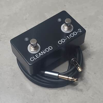 Custom 2-Button Red/Blue LED Footswitch for Marshall PED802 2-Button Footswitch (With 10-Foot TRS Cable) image 1