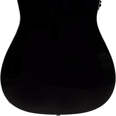 Washburn WA90CEVSB Dreadnought Linden Top Okoume Neck 6-String Acoustic-Electric Guitar image 2