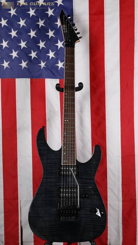 ESP LTD M-200 FM - See Thru Black image 1