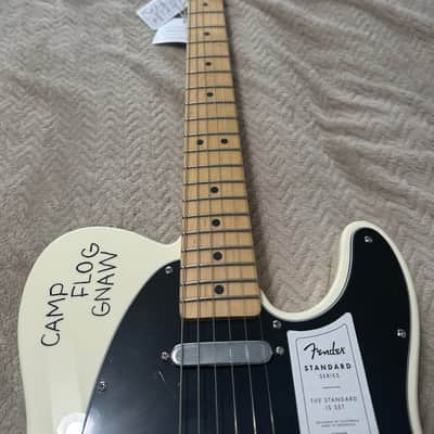 Fender Tyler, The Creator Signature Camp Flog Gnaw Standard Telecaster 2025 - Olympic White image 2