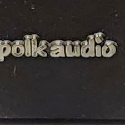 Polk Polk  R1 bookshelf speakers 90s  - Black wood veneer image 6