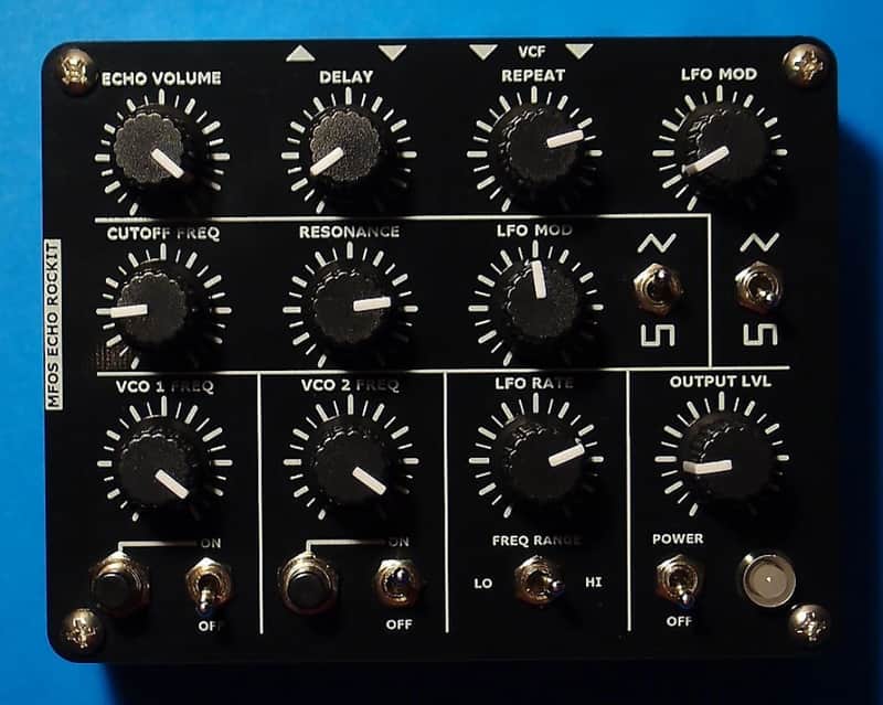 MFOS Echo Rockit (Dual VCO). Analog synthesizer. Noisebox. Drone. 2021 Black/White image 1