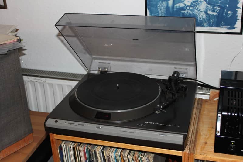 Denon DP-30L Plattenspieler Turntable Vinyl Direct Drive Record Player Automatic Dunkelgrau Schwarz image 1