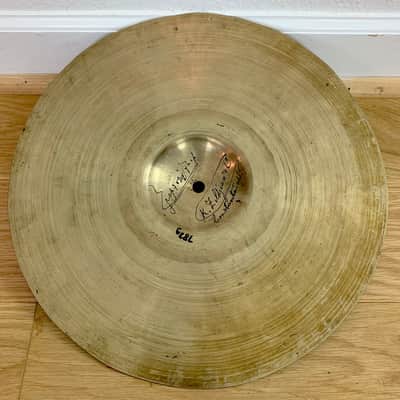 Zildjian 14" Turkish K Constantinople Thin Hi-Hat Crash Cymbal 1920s-30s 782g image 1