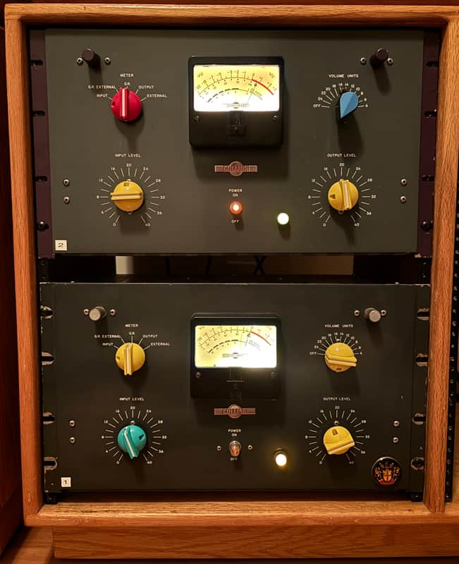 One Of A Kind Pair of Collins 26U-1 Tube Vari-Mu Limiters from Ocean Way Studios - Studio A image 1