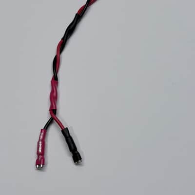 Wiring Harness for Single Cab / 2x12 / 2x10 with "Parallel" Connection, Vintage Style Speaker Cable, Switchcraft 1/4” Input Jack, .205” Spade Terminal (bare ends available) 18AWG Black/Red, 24/30/36 inches (2/2.5/3 ft) or any other custom length image 6