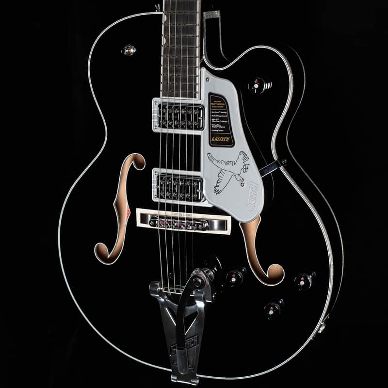 Gretsch Professional Falcon Hollow Body with String-Thru Bigsby Black (884) image 1