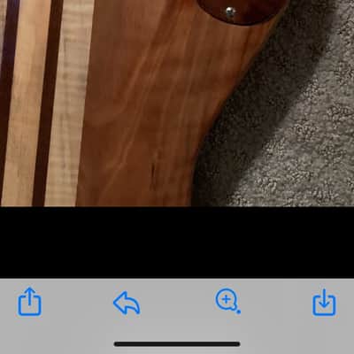 Chazz guitars Custom electric Bass Jazz 2015 Emgs gotoh - Maple ? Custom one of a kind image 15