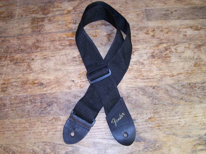 Fender Guitar Strap 2010s Black & Brown & Yellow image 1