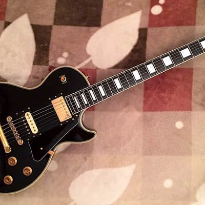 Yamaha LP800C Les Paul Custom '80s Vintage Black | Reverb
