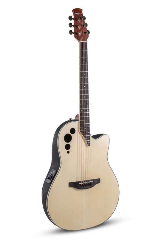 Ovation Applause Mid Depth Acoustic Electric Guitar - Natural - AE44-4S image 1