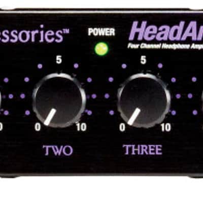 ART HEADAMP4 Headphone Amplifier Four-Channel Stereo 1/4" & 1/8" Inputs (MINT) image 2