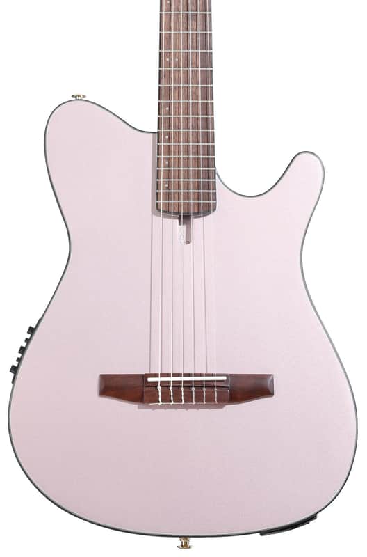 Ibanez FRH10N Thinline Nylon Acoustic-electric Guitar - Rose Gold Metallic Flat image 1