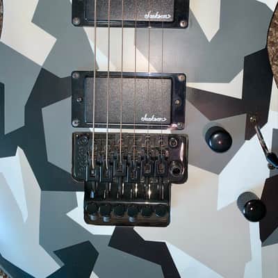 Jackson X Series Soloist SLX DX 6- String Camo Electric  Guitar (Winter Camo ) electric guitar image 4