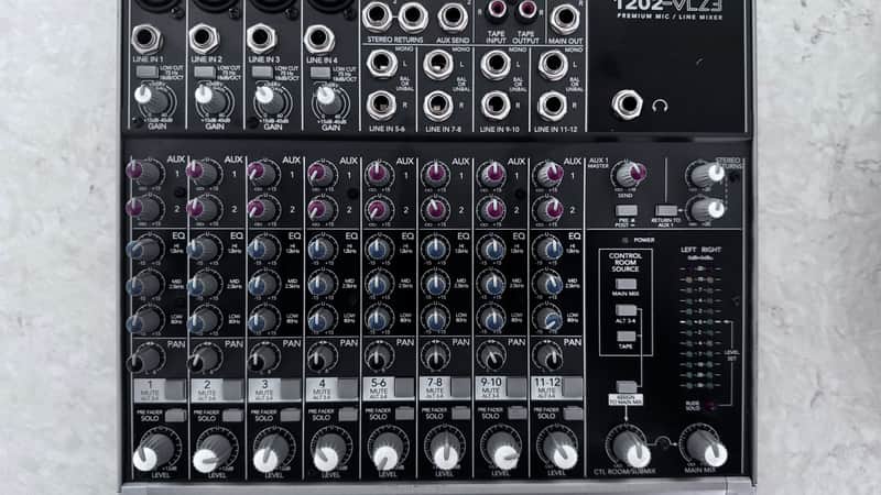 Mackie 1202-VLZ3 2007-2014 - Charcoal gray / silver image 1