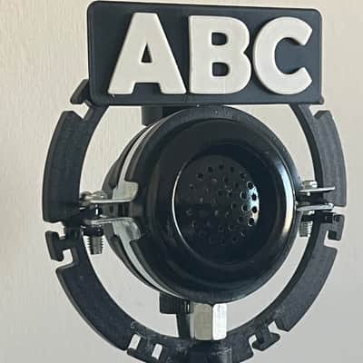 Vintage 1950s Western Electric Dynamic Microphone, Ring mounted, works, ABC image 5