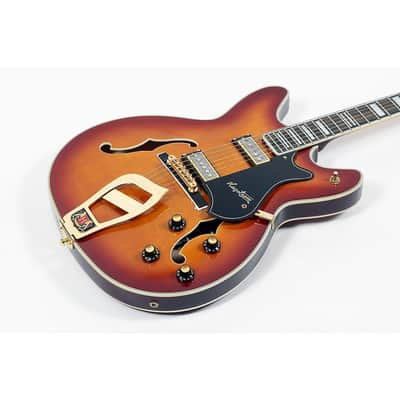 Hagstrom '67 Viking II Limited-Edition Hollowbody Electric Guitar Regular Vintage Sunburst image 3