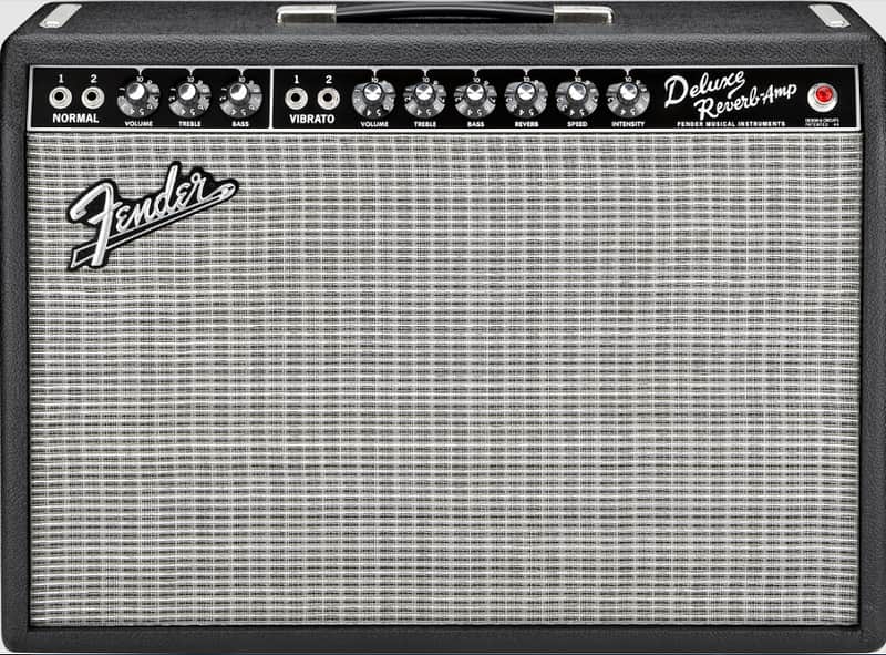 New Fender '65 Deluxe Reverb Reissue 22-Watt 1x12" Guitar Combo Amp w/ Cover and Footswitch image 1
