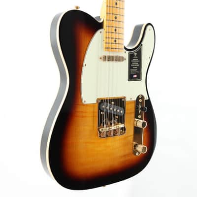 Fender 75th Anniversary American Professional Custom Telecaster Guitar w/ Hardshell Case - 2-Color Sunburst image 3