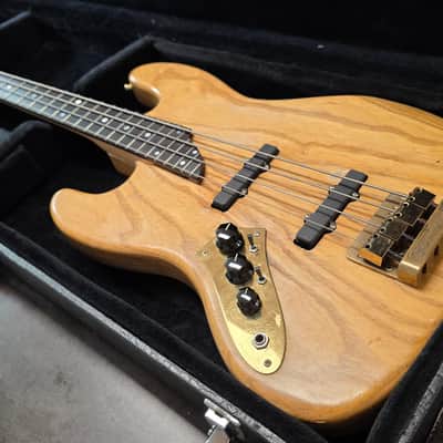 1981 Charvel Jazz Bass Custom Shop San Dimas DiMarzio Catalog Kahler USA LEFT HAND Natural Figured Ash American Vintage 80s 1980's 25 fret Rosewood 4-String J Pre-Fender era Precision Bartolini Pickups LH Lefty Handed Pre-Jackson PREPRO PRE-PRODUCTION image 7