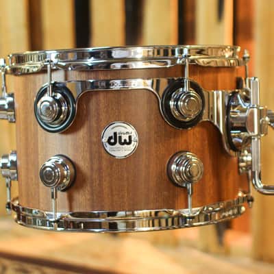 DW Collector's Maple Mahogany Natural Hard Satin Drum Set - 18,12,14 - SO#1431307 image 4