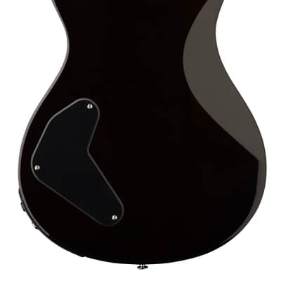 PRS SE Flat Back Hollowbody I Piezo Orange Tiger Smokeburst image 2
