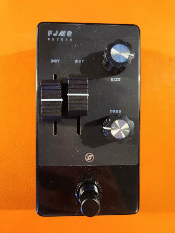 Fjord Fuzz FJAER Spring Reverb Black on Black image 1